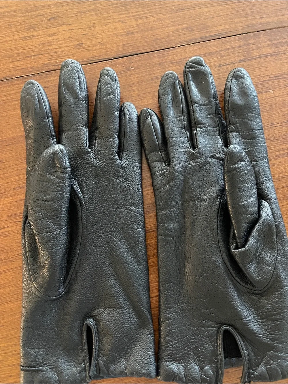 Classic Black Leather Gloves